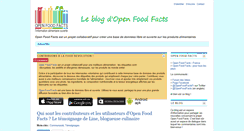 Desktop Screenshot of fr.blog.openfoodfacts.org